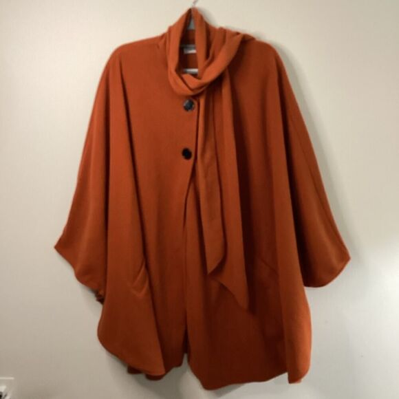 LeModa Fleece Spice Colored Scarf Wrap OS NWT - Picture 1 of 7